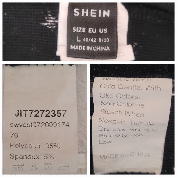 Sz L Black Mesh Sheer Crop Top Cami Celestial Stars Glitter Whimsical Fairy Dust - Picture 4 of 6